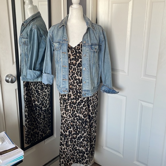 Nordstrom BP. Leopard print slip dress - Picture 2 of 9